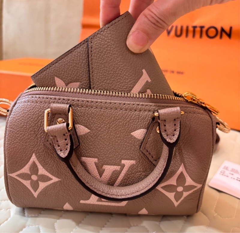 LV nano speedy 大象灰(斑鳩灰）M82890-1