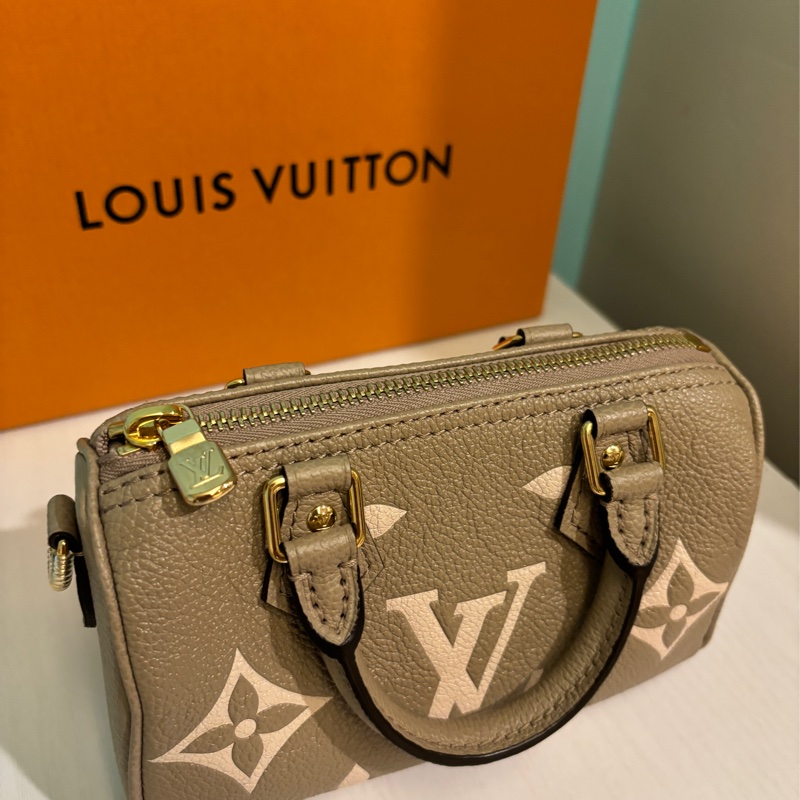 LV nano speedy 大象灰(斑鳩灰）M82890-5
