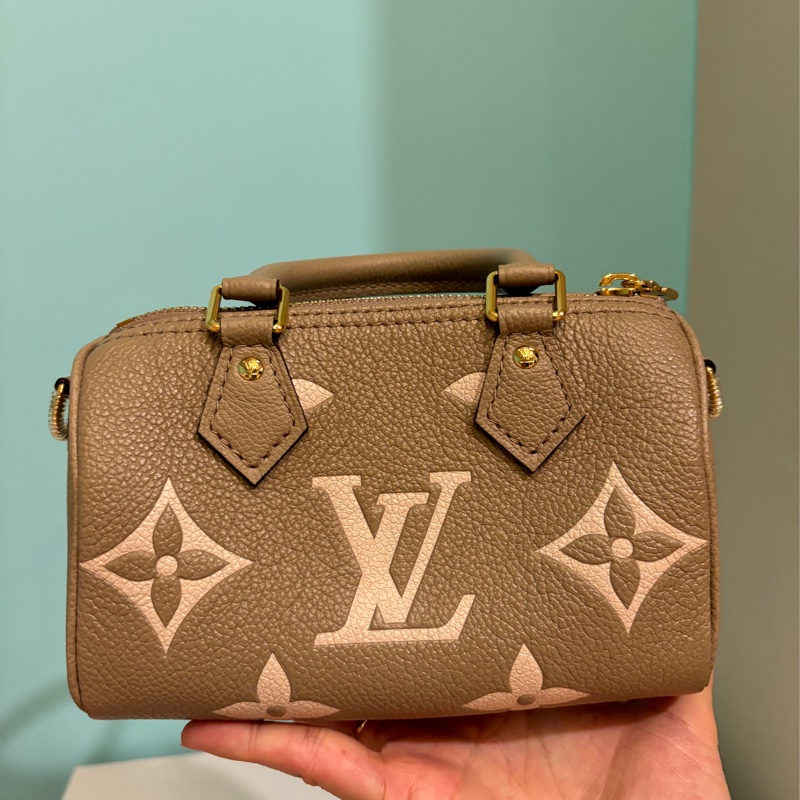 LV nano speedy 大象灰(斑鳩灰）M82890-6