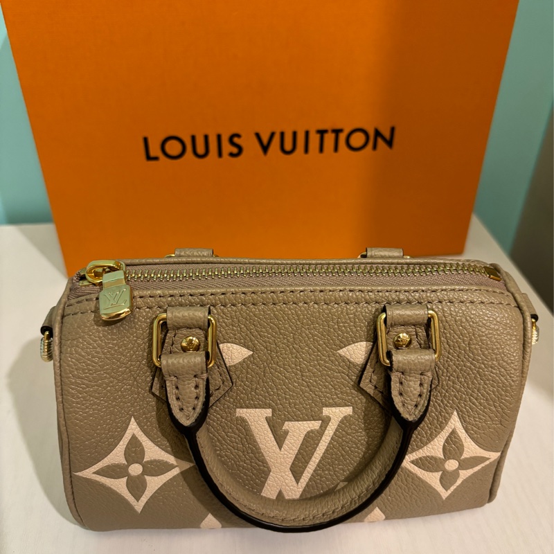 LV nano speedy 大象灰(斑鳩灰）M82890-7