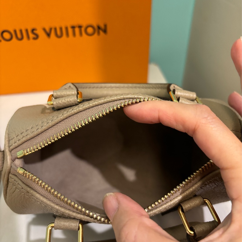 LV nano speedy 大象灰(斑鳩灰）M82890-14