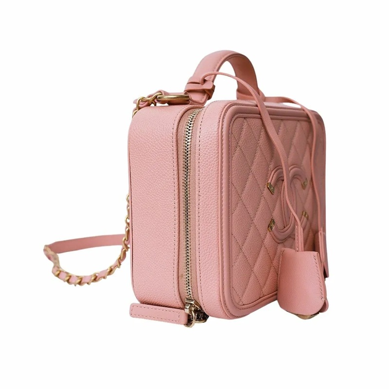 大全配❤️95新❤️Chanel 中號化妝箱-2