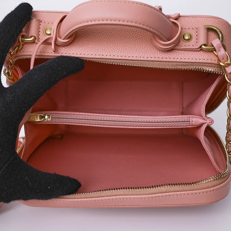 大全配❤️95新❤️Chanel 中號化妝箱-5