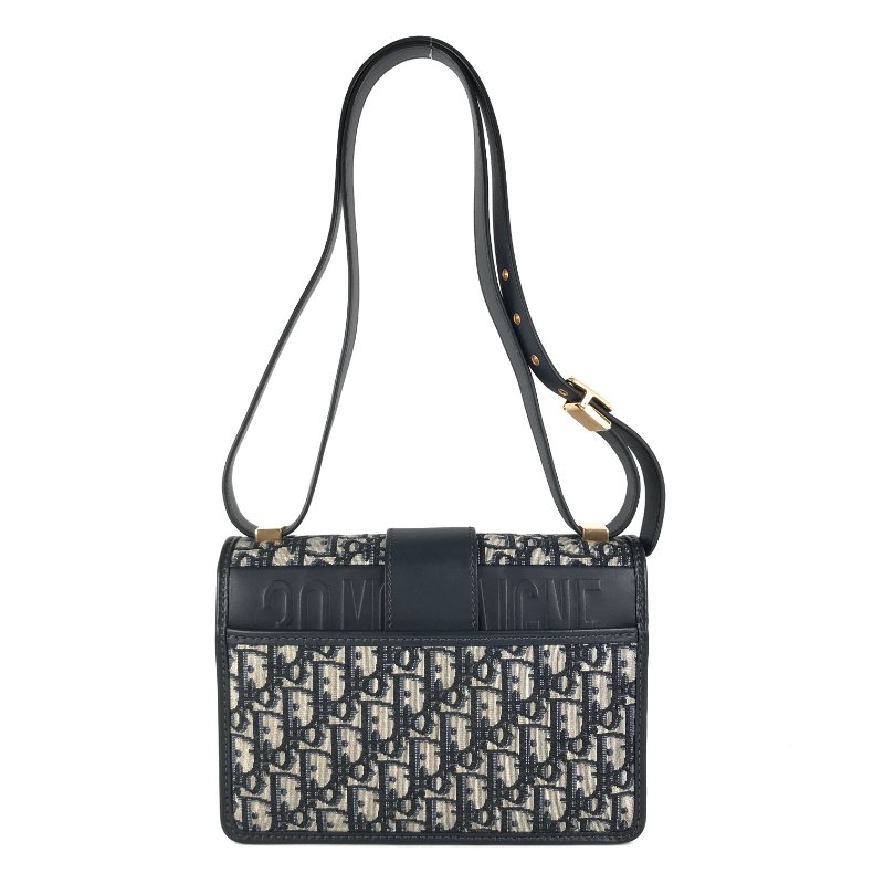 △ Christian Dior 迪奧 Blue Dior Oblique Jacquard 30 Montaigne Shoulder Bag 藍色Dior Oblique提花肩背袋 - 247014540-2