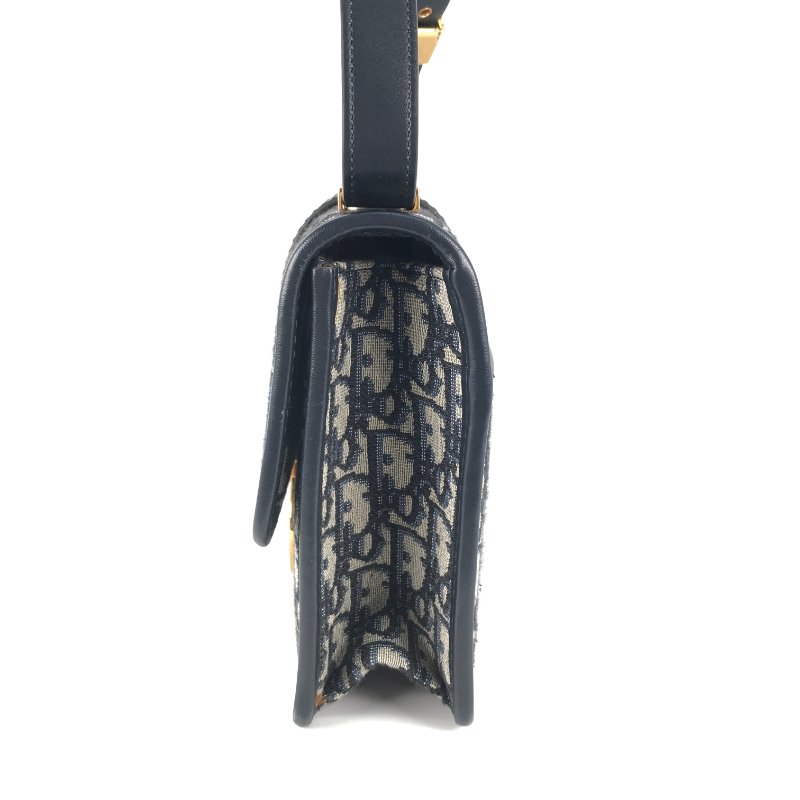 △ Christian Dior 迪奧 Blue Dior Oblique Jacquard 30 Montaigne Shoulder Bag 藍色Dior Oblique提花肩背袋 - 247014540-3