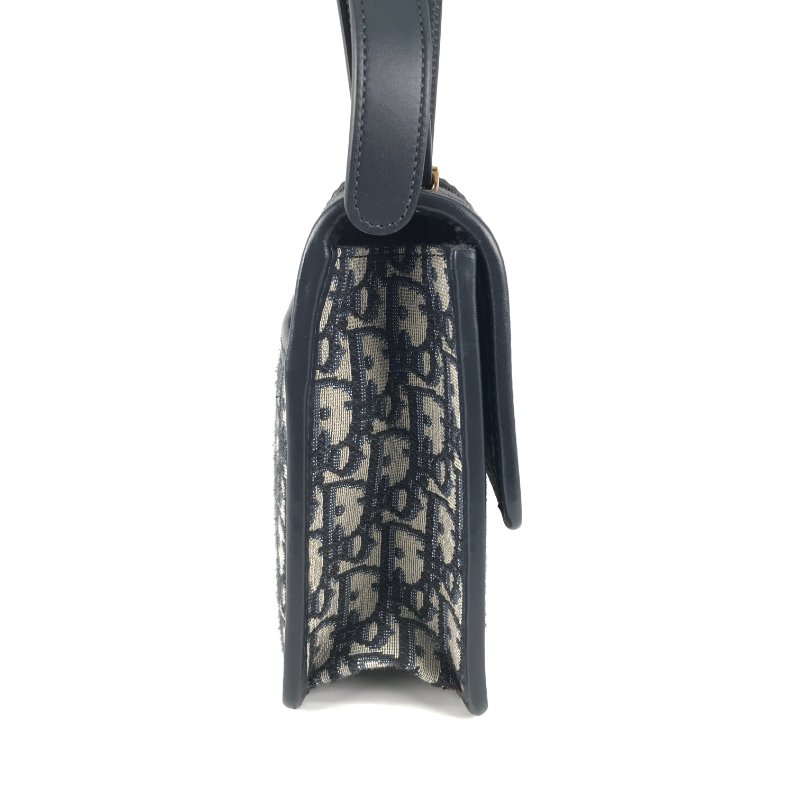 △ Christian Dior 迪奧 Blue Dior Oblique Jacquard 30 Montaigne Shoulder Bag 藍色Dior Oblique提花肩背袋 - 247014540-4