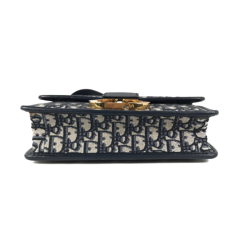 △ Christian Dior 迪奧 Blue Dior Oblique Jacquard 30 Montaigne Shoulder Bag 藍色Dior Oblique提花肩背袋 - 247014540-5