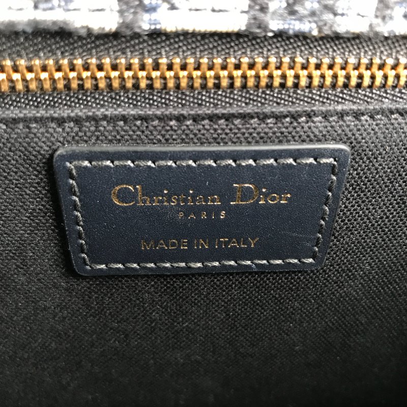 △ Christian Dior 迪奧 Blue Dior Oblique Jacquard 30 Montaigne Shoulder Bag 藍色Dior Oblique提花肩背袋 - 247014540-11