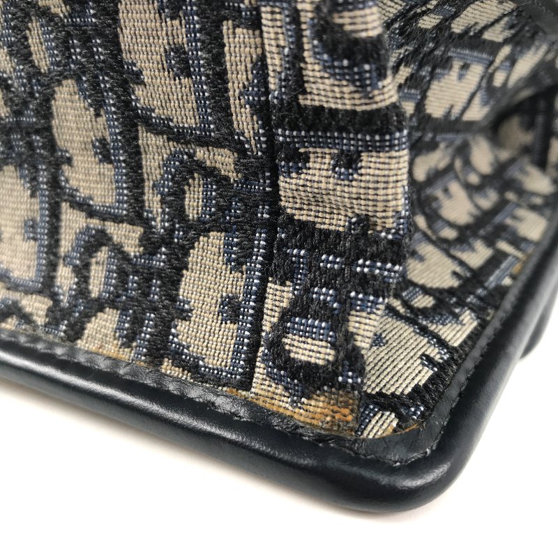 △ Christian Dior 迪奧 Blue Dior Oblique Jacquard 30 Montaigne Shoulder Bag 藍色Dior Oblique提花肩背袋 - 247014540-19