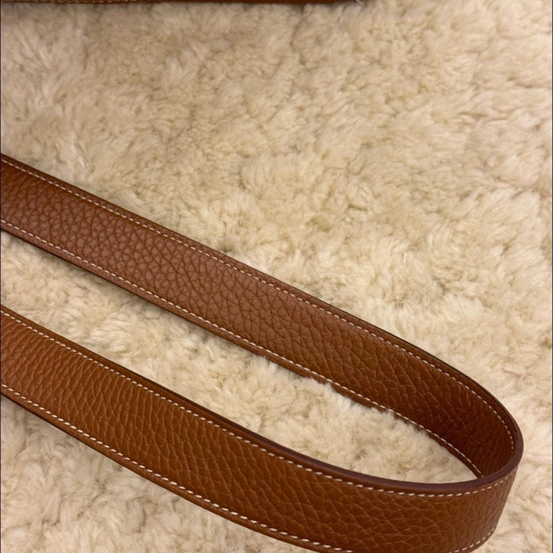 Hermes mini lindy 焦糖金-28