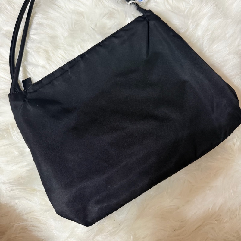 Prada Vintage 黑色中古包 降落傘托特包-8