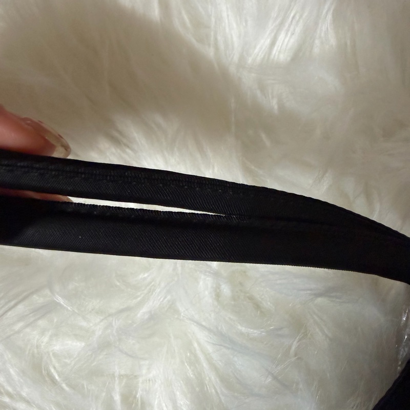 Prada Vintage 黑色中古包 降落傘托特包-22