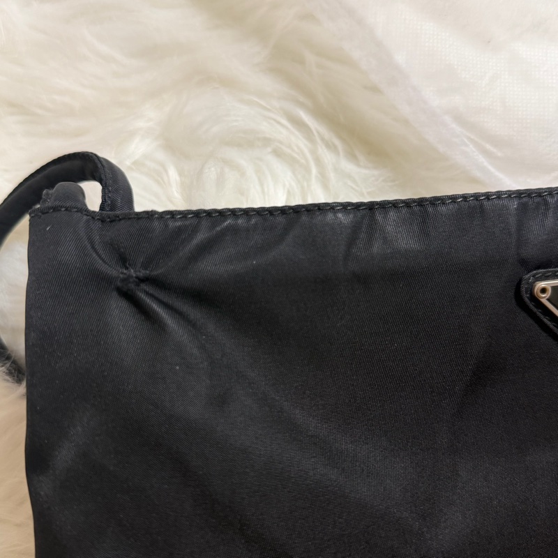 Prada Vintage 黑色中古包 降落傘托特包-29
