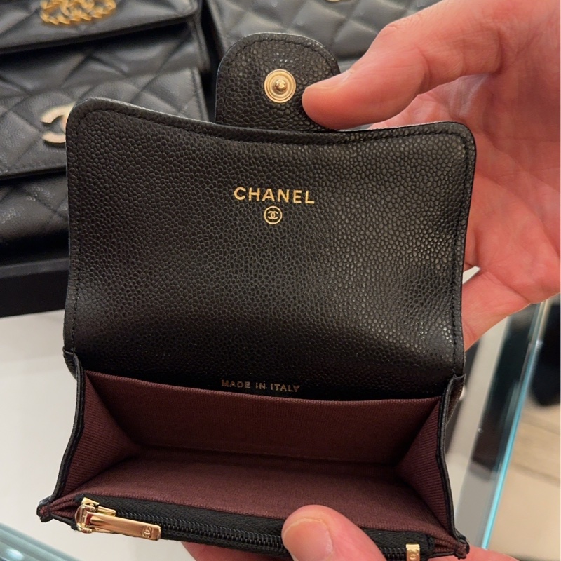 Chanel 香奈兒 24A 新款拉鍊卡包 卡夾-1