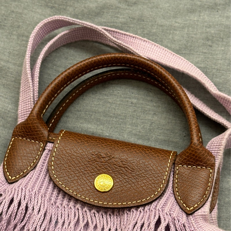 Longchamp 網袋包 (丁香紫)-2