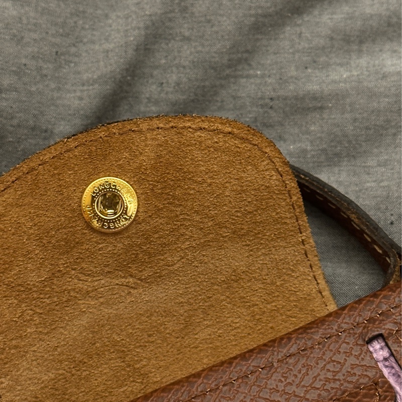 Longchamp 網袋包 (丁香紫)-11