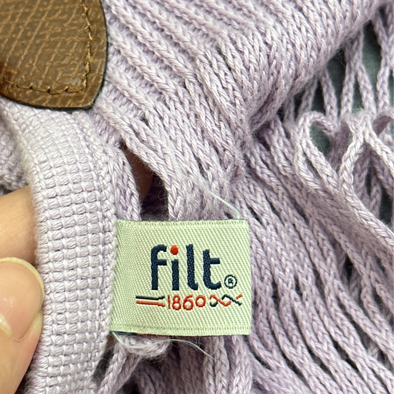 Longchamp 網袋包 (丁香紫)-13