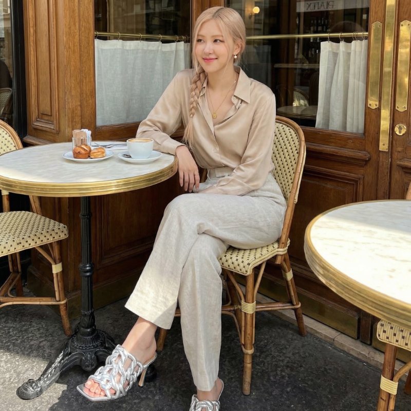 ⏰限時特賣價🌺Bottega Veneta 716242 BV Stretch 9公分高跟涼鞋 銀色 IT36/37-9