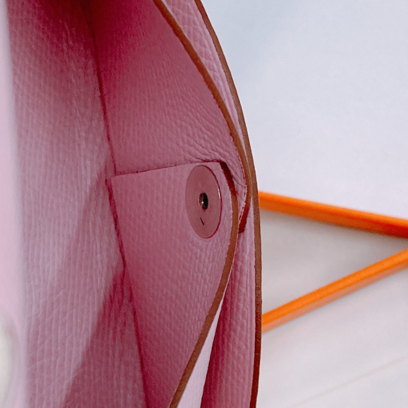 TW1816 愛馬仕 Calvi Duo Card Holder 卡片套 錦葵紫 Epsom-18