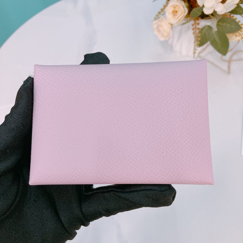 TW1816 愛馬仕 Calvi Duo Card Holder 卡片套 錦葵紫 Epsom-24