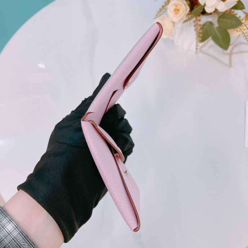 TW1816 愛馬仕 Calvi Duo Card Holder 卡片套 錦葵紫 Epsom-27