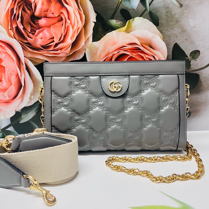 Gucci雙背帶夾子包-0