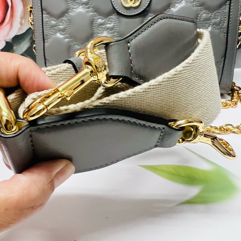 Gucci雙背帶夾子包-2