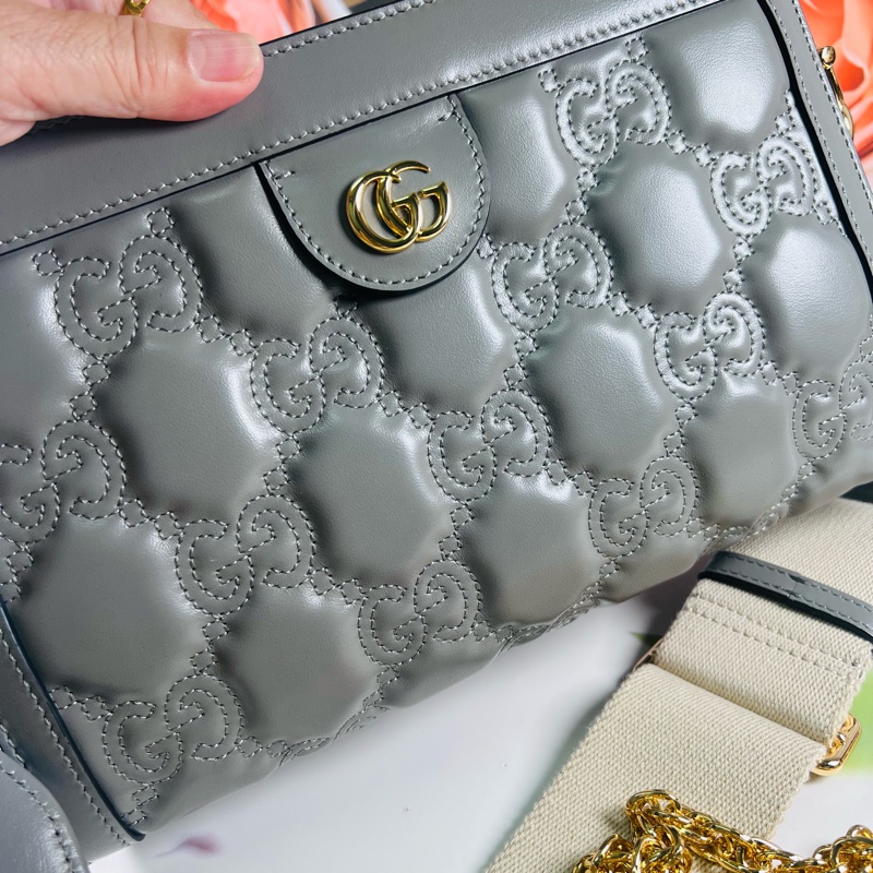 Gucci雙背帶夾子包-4