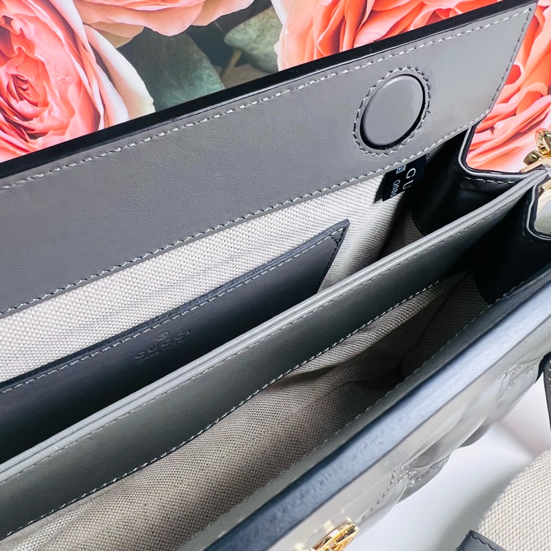 Gucci雙背帶夾子包-7