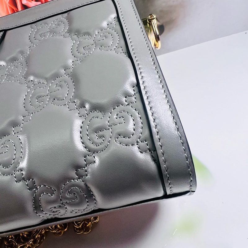 Gucci雙背帶夾子包-11