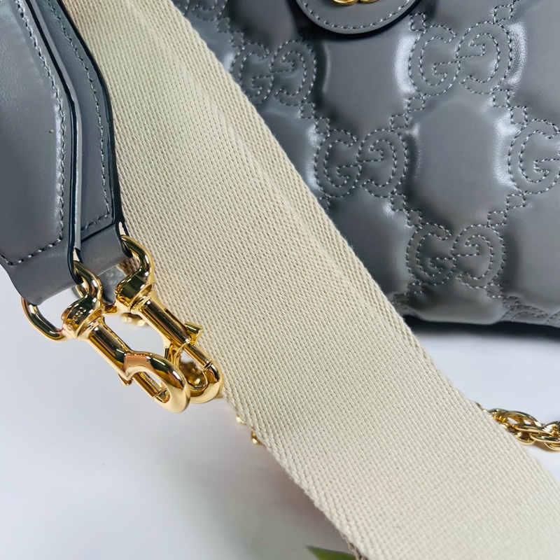 Gucci雙背帶夾子包-18