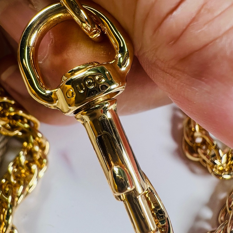 Gucci雙背帶夾子包-21