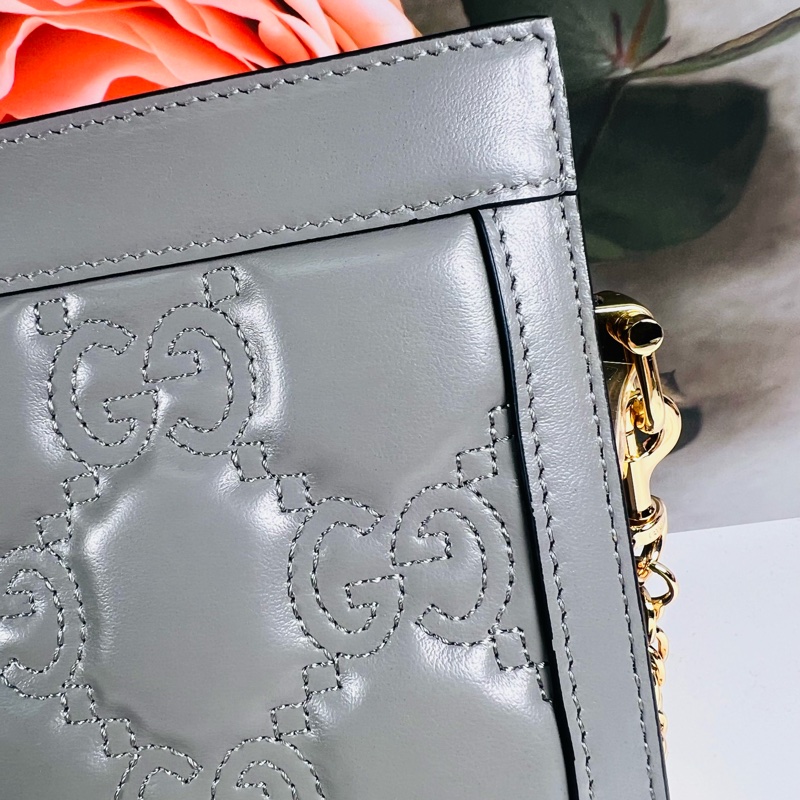 Gucci雙背帶夾子包-23