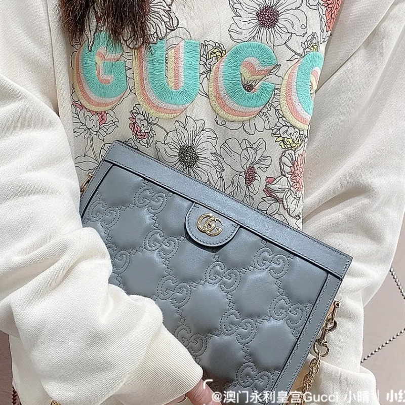 Gucci雙背帶夾子包-27