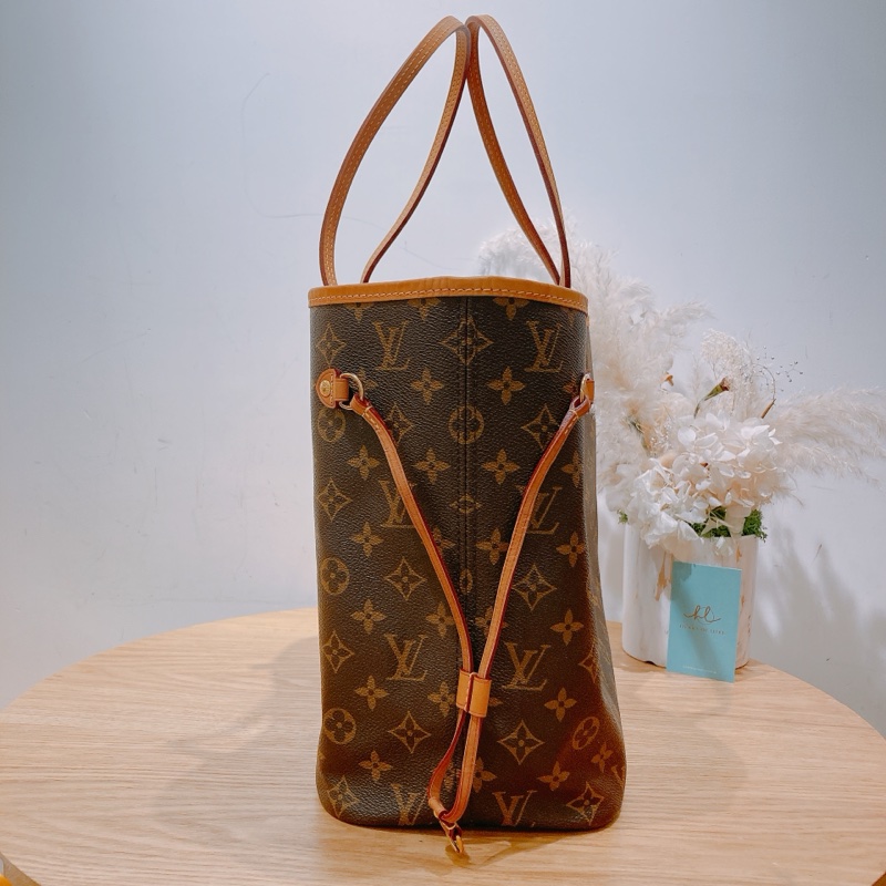 路易威登 經典老花 Neverfull MM 托特包-3