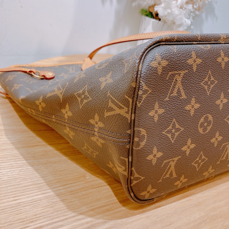 路易威登 經典老花 Neverfull MM 托特包-7