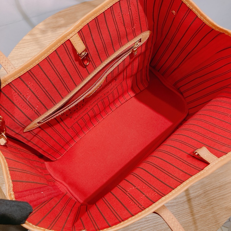 路易威登 經典老花 Neverfull MM 托特包-14