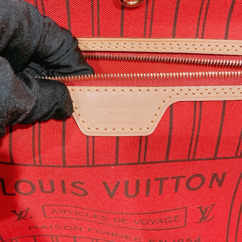 路易威登 經典老花 Neverfull MM 托特包-15