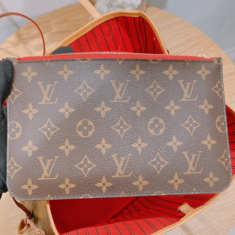 路易威登 經典老花 Neverfull MM 托特包-17