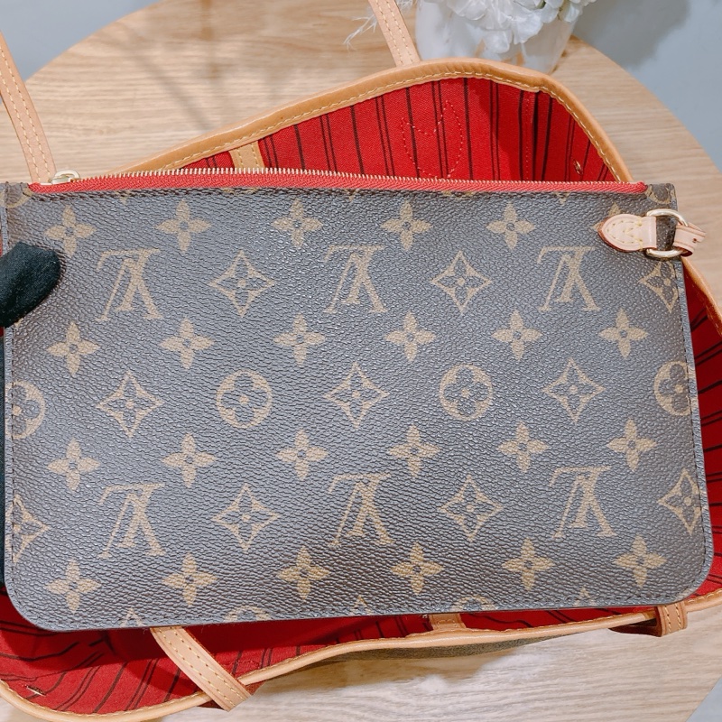 路易威登 經典老花 Neverfull MM 托特包-18