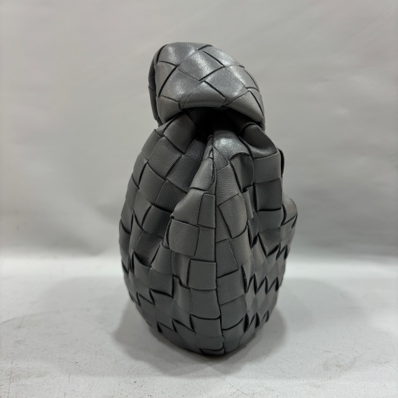 Bottega Veneta灰色小羊皮編織mini Jodie手提包-1