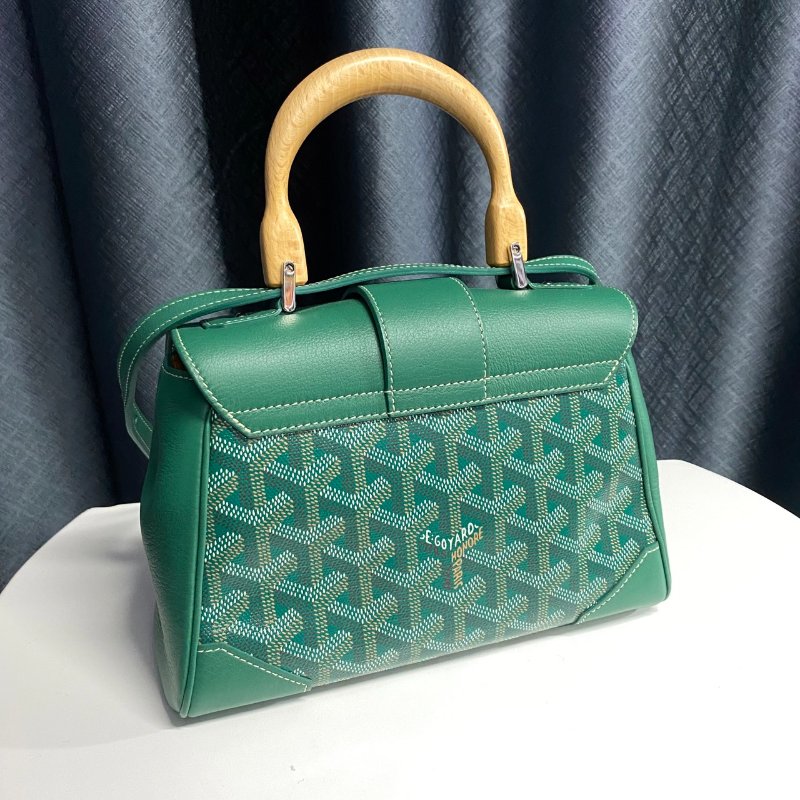 Goyard  saigon 綠色西貢包 收提肩背兩用-1