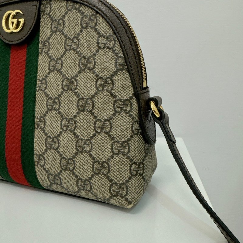 GUCCI Ophidia Supreme 綠紅綠貝殼包-3