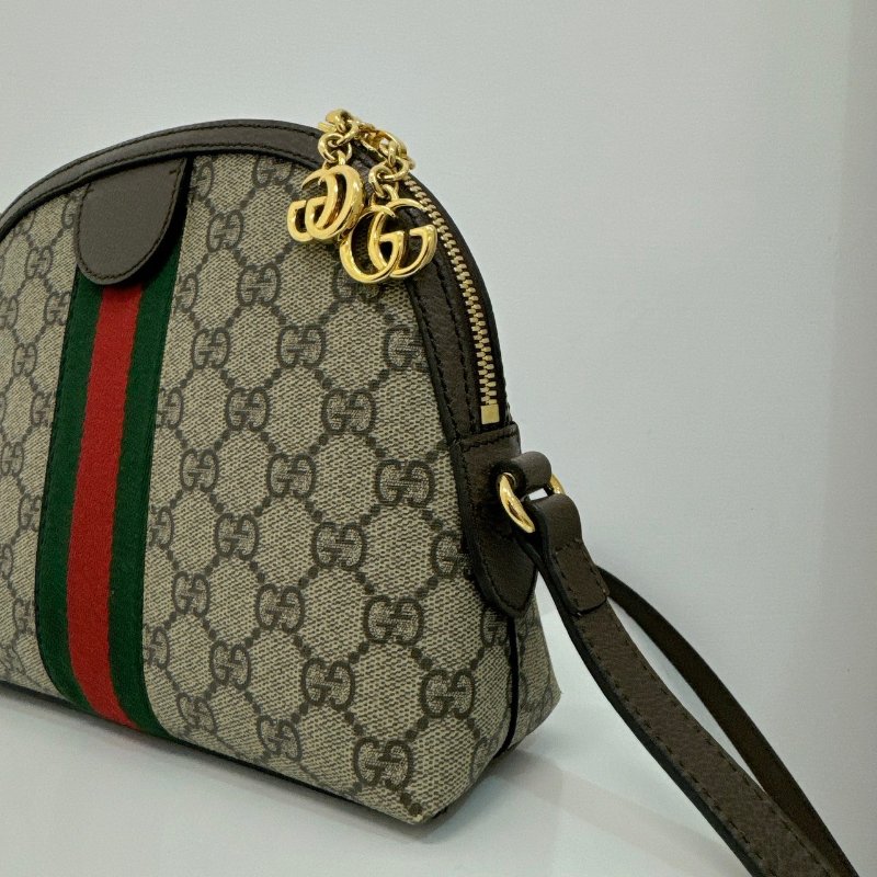 GUCCI Ophidia Supreme 綠紅綠貝殼包-4