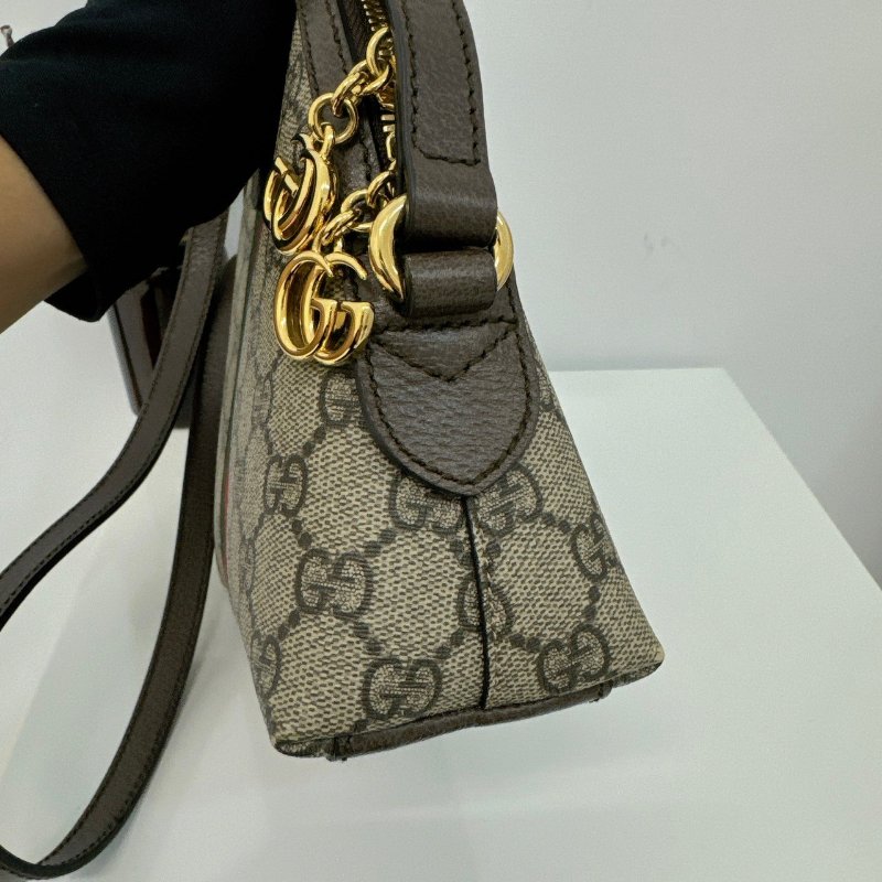 GUCCI Ophidia Supreme 綠紅綠貝殼包-6
