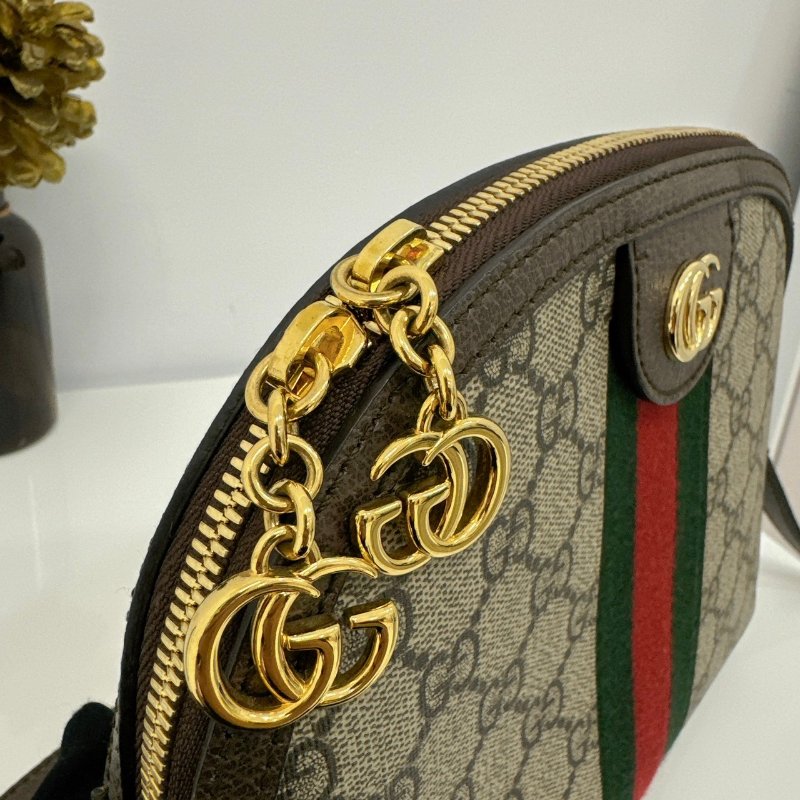 GUCCI Ophidia Supreme 綠紅綠貝殼包-8