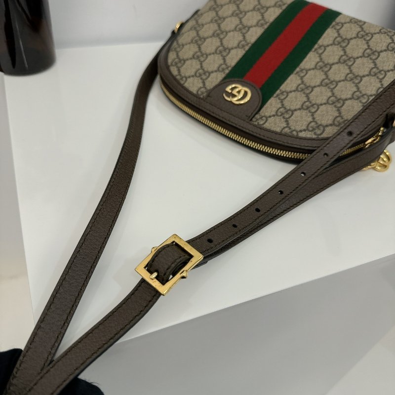 GUCCI Ophidia Supreme 綠紅綠貝殼包-13
