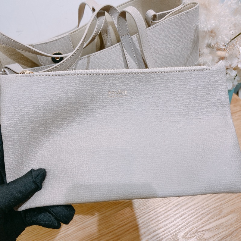 POLENE 波靈恩大號單肩包包CYME LARGE TOTE BAG-7