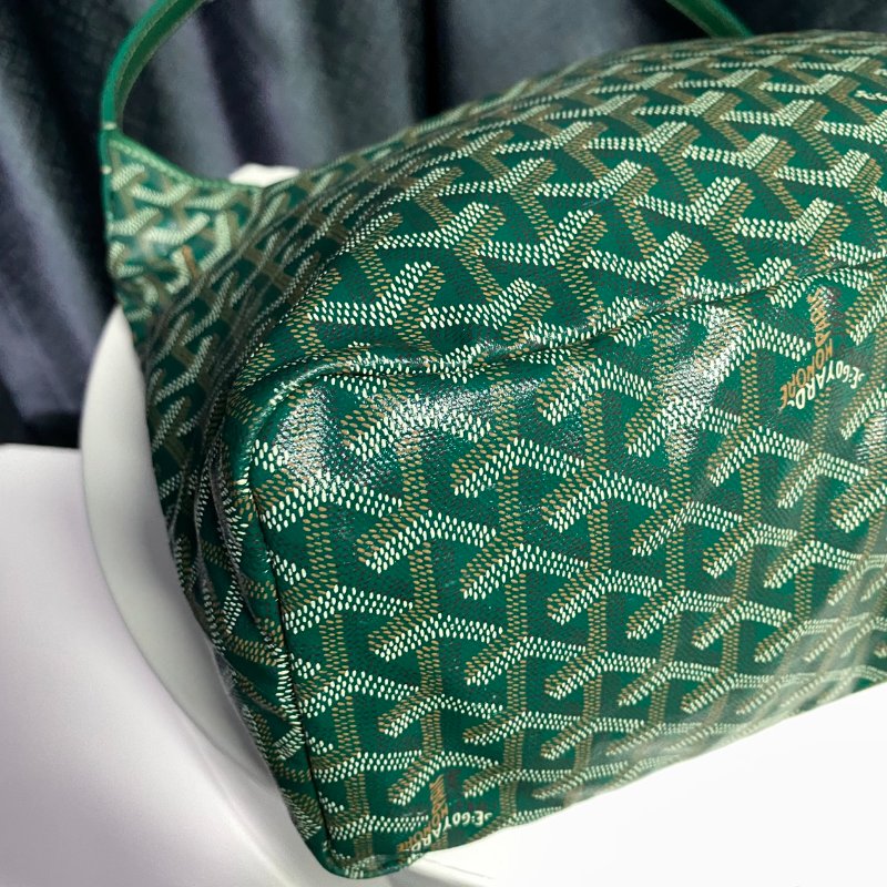 GOYARD 綠色HOBO肩背包-4