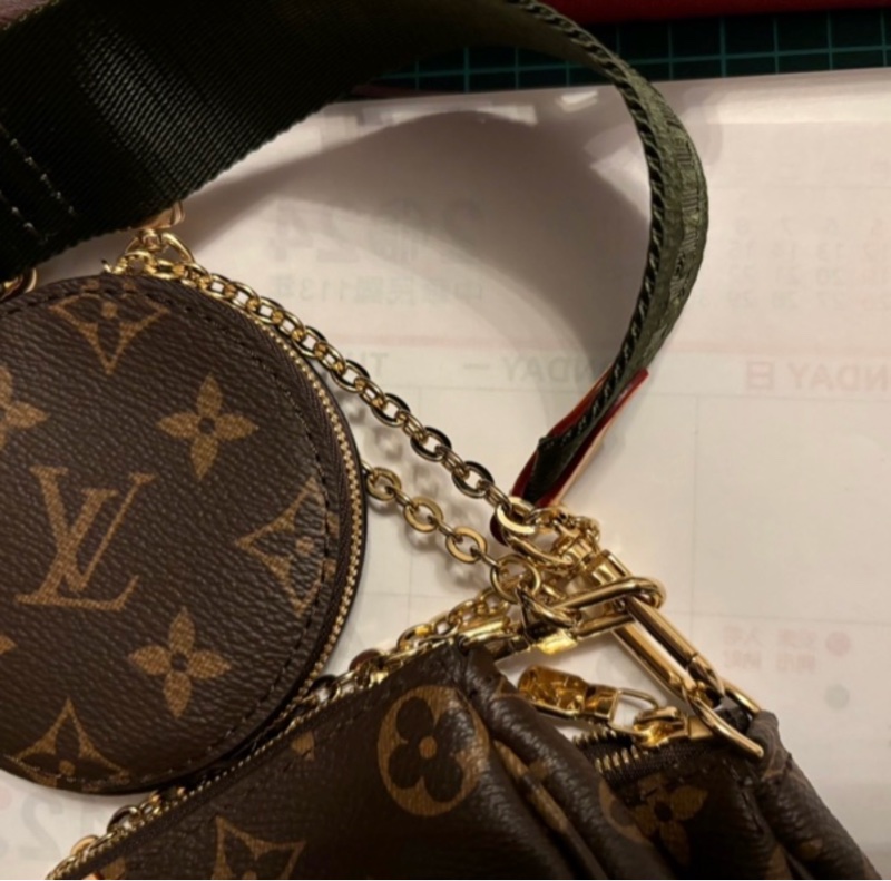 全新 LV louis vuitton 五合一麻將包 pochette M44813-2